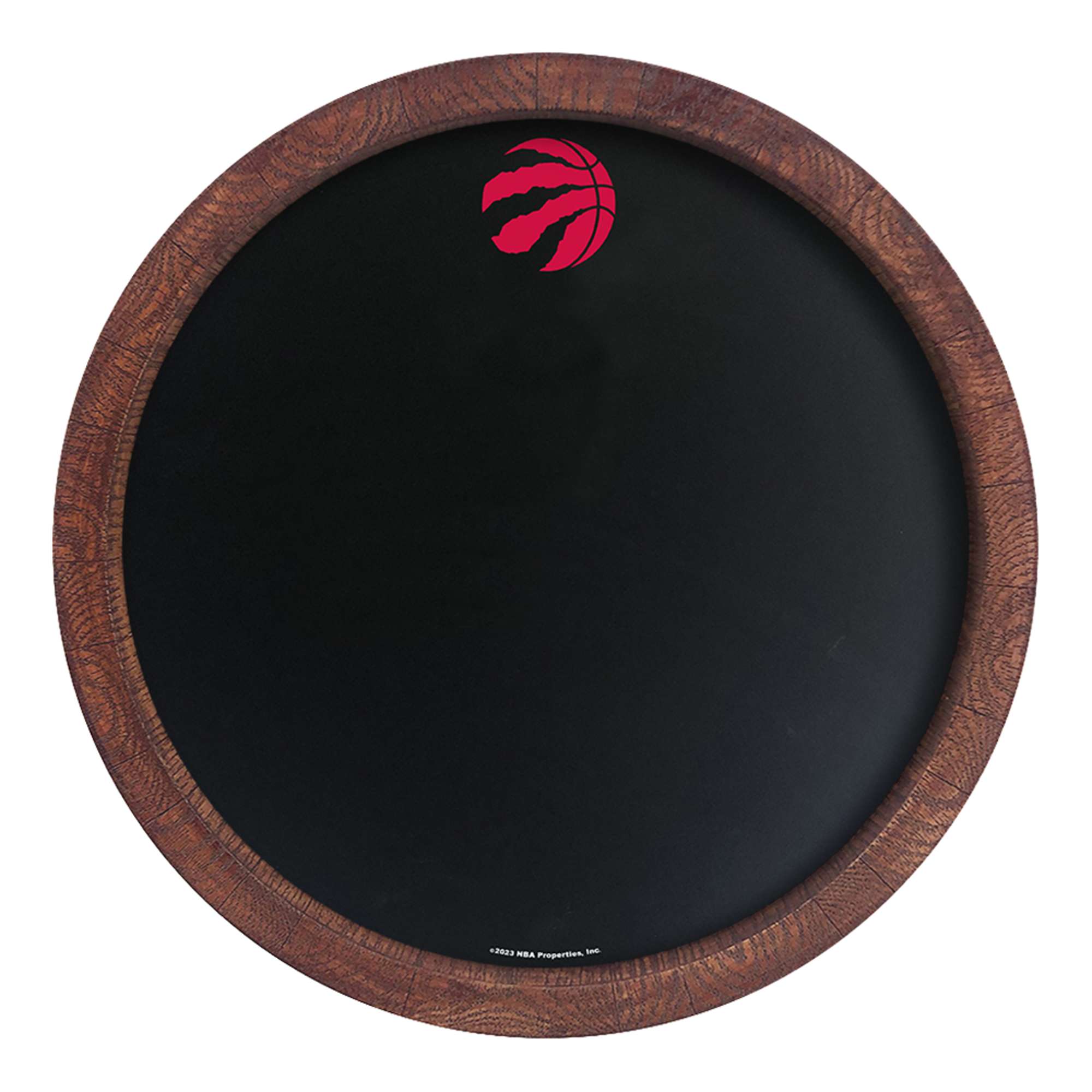 Toronto Raptors: "Faux" Barrel Framed Chalkboard    