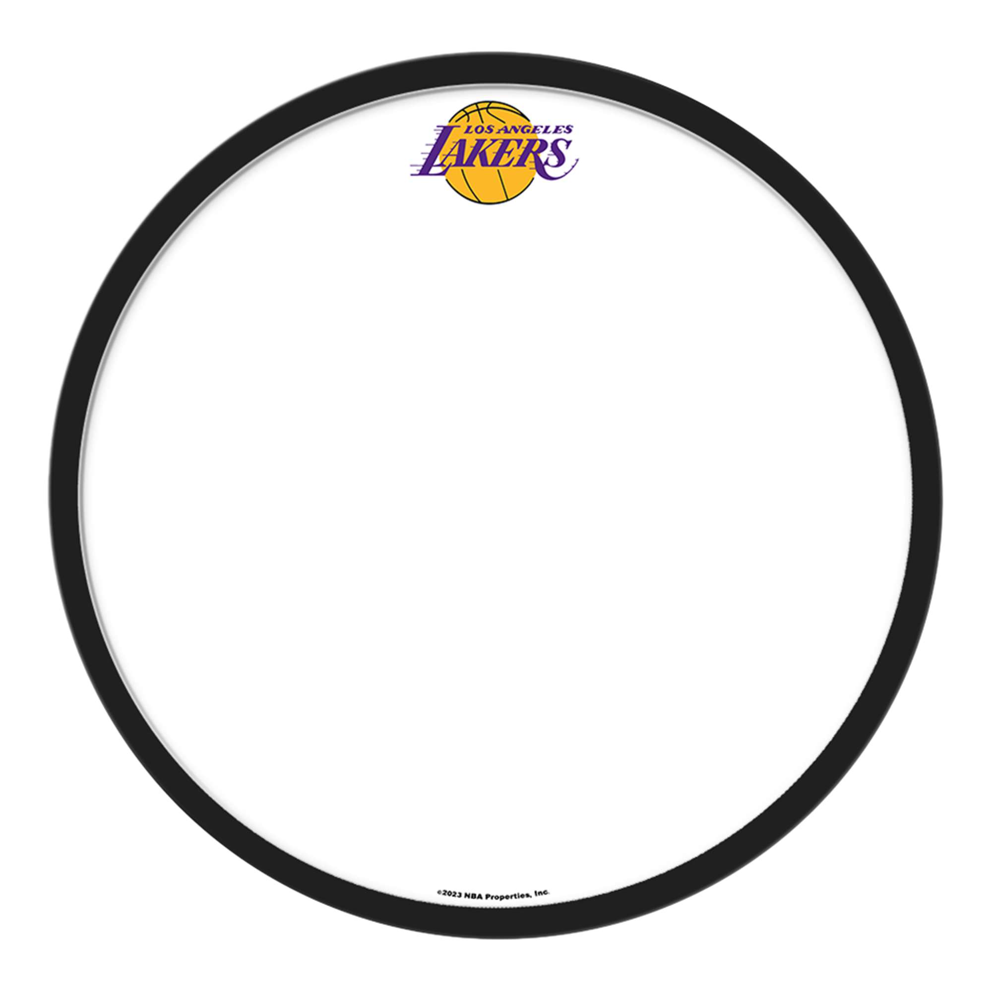 Los Angeles Lakers: Modern Disc Dry Erase Wall Sign