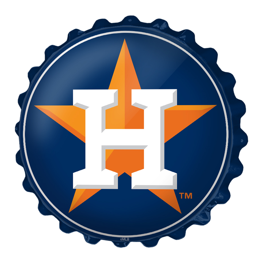 Houston Astros Logo - Bottle Cap Wall Sign  