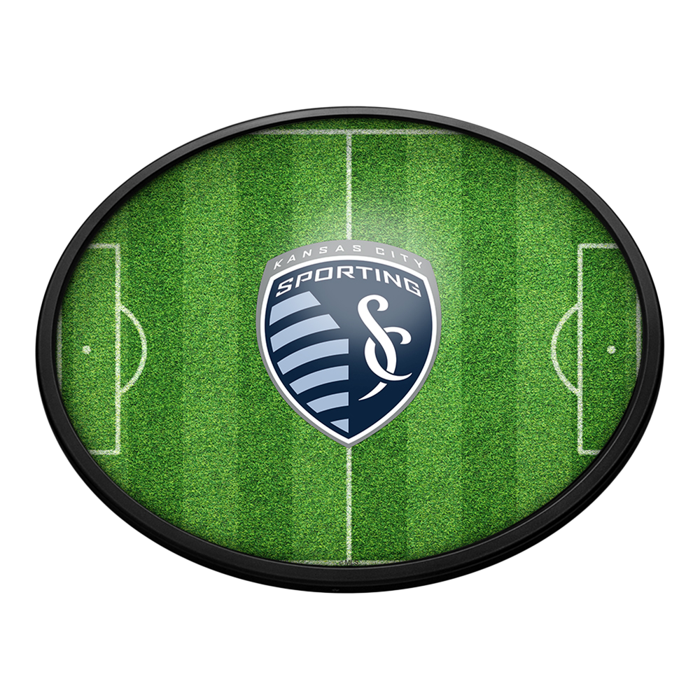 Sporting Kansas City: Pitch - Oval Slimline Lighted Wall Sign