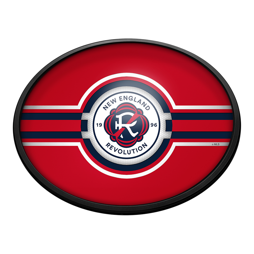 New England Revolution: Oval Slimline Lighted Wall Sign Halloween Decoration