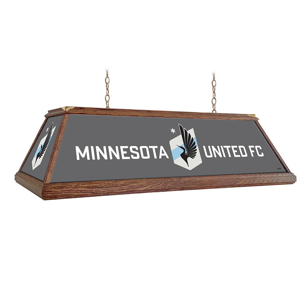 Minnesota United FC: Premium Wood Pool Table Light  