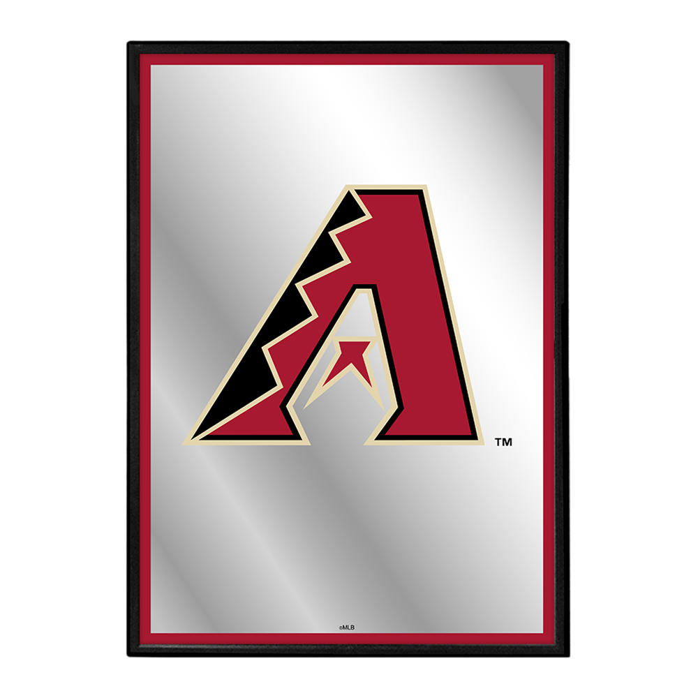 Arizona Diamondbacks Vertical Framed Mirrored Wall Sign  