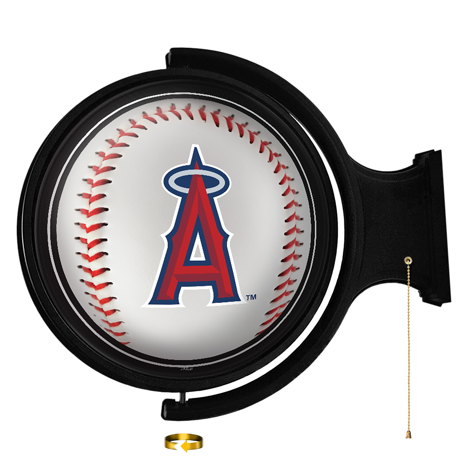Los Angeles Angels Baseball - Original Round Rotating Lighted Wall Sign  