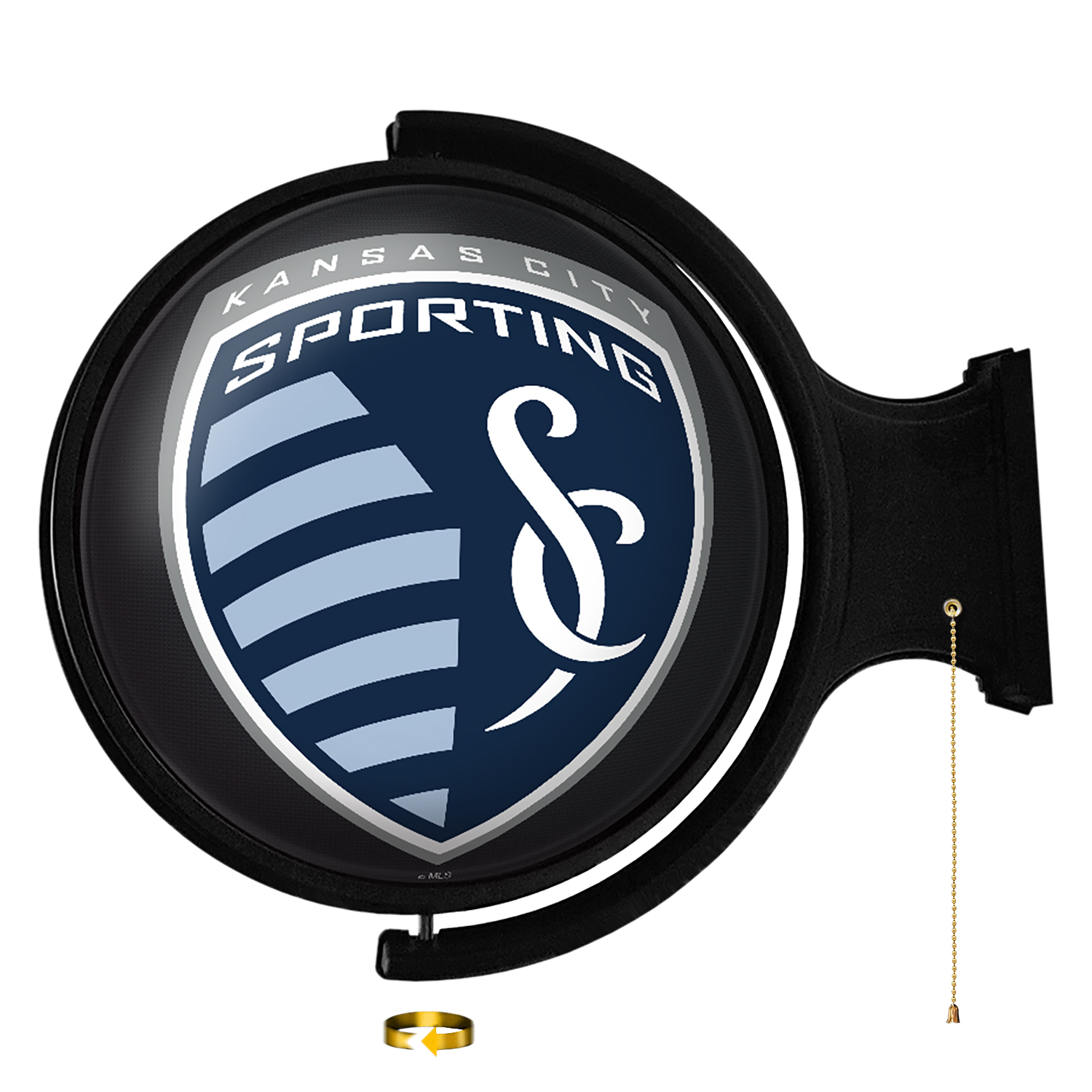 Sporting Kansas City: Original Round Rotating Lighted Wall Sign
