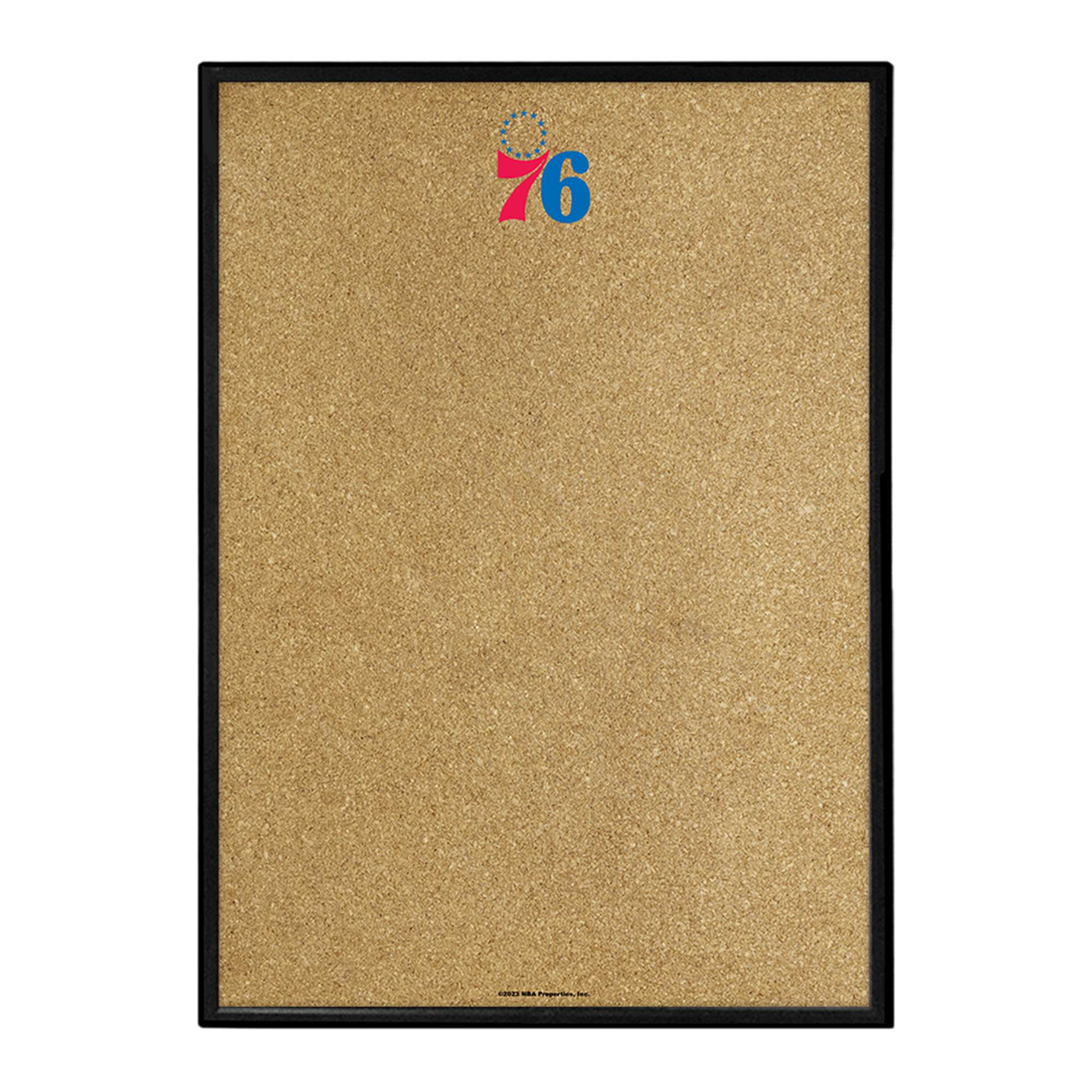 Philadelphia 76ers: Framed Corkboard