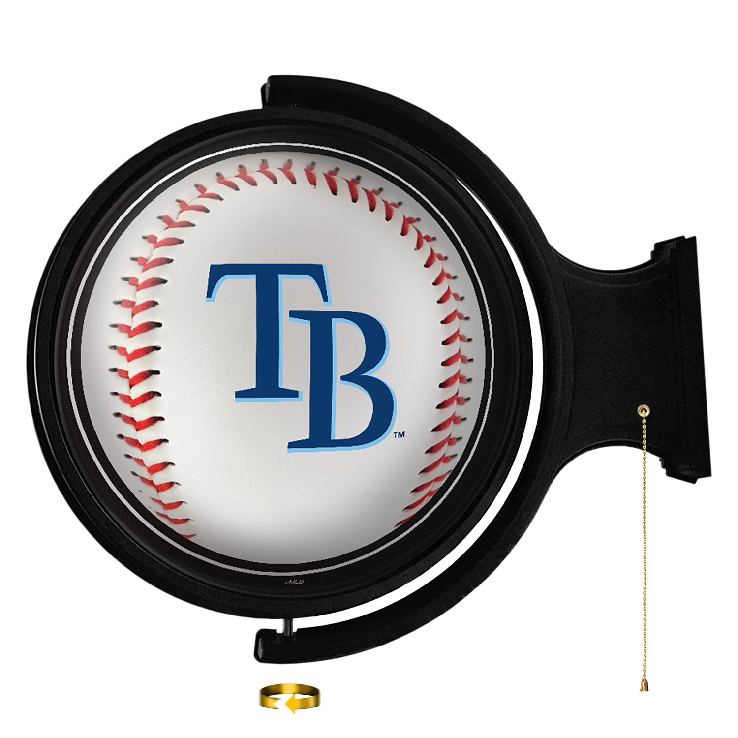 Tampa Bay Rays Baseball - Original Round Rotating Lighted Wall Sign  