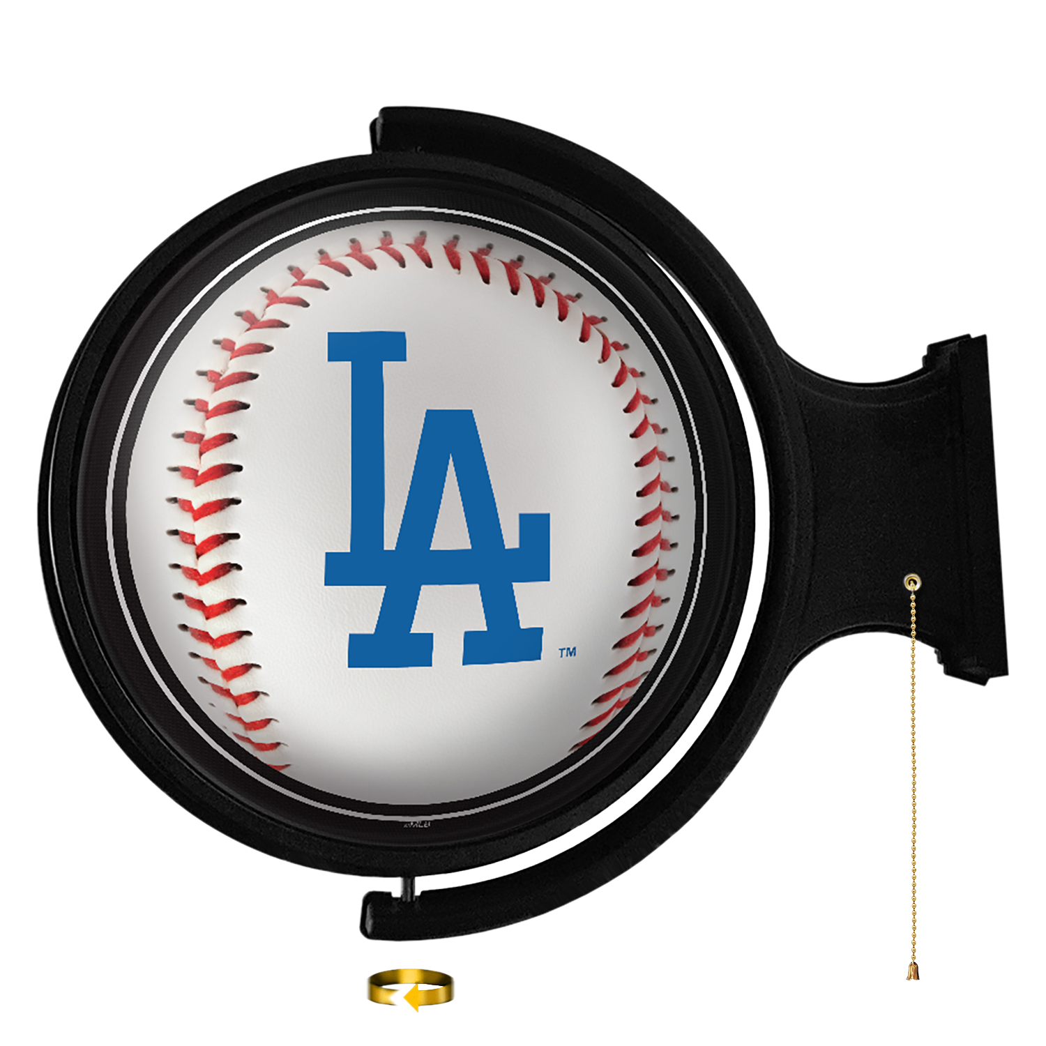 Los Angeles Dodgers Baseball - Original Round Rotating Lighted Wall Sign  