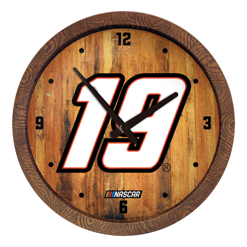 Martin Truex, Jr.: "Faux" Barrel Top Wall Clock