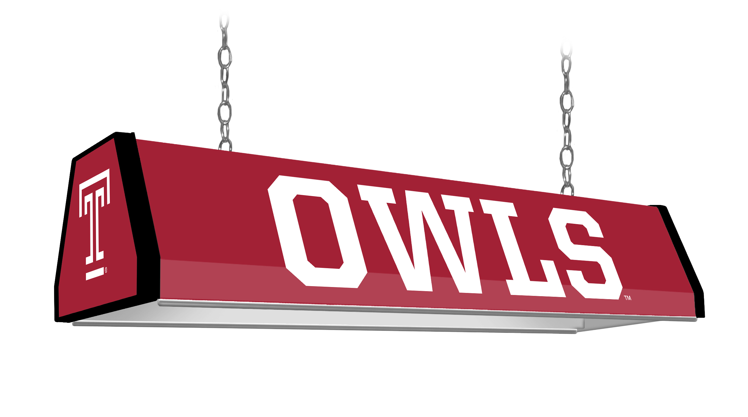 Temple Owls Standard Pool Table Light