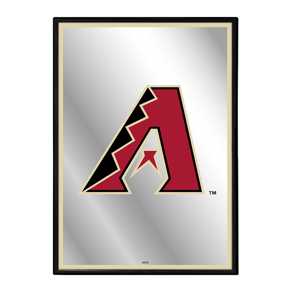 Arizona Diamondbacks Vertical Framed Mirrored Wall Sign  