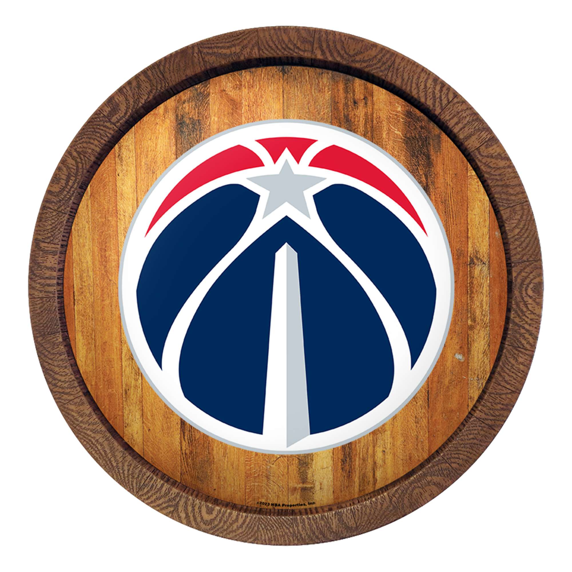 Washington Wizards: "Faux" Barrel Top Sign  