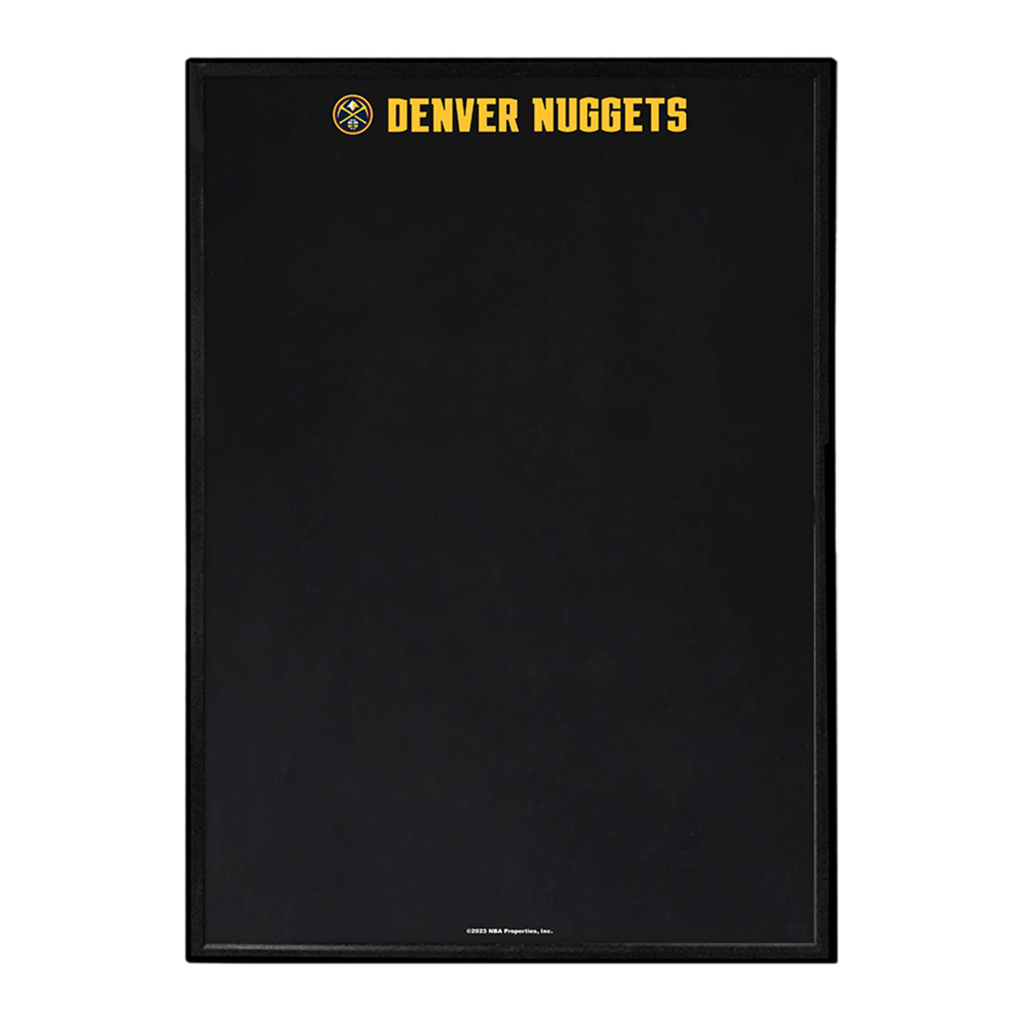 Denver Nuggets: Framed Chalkboard