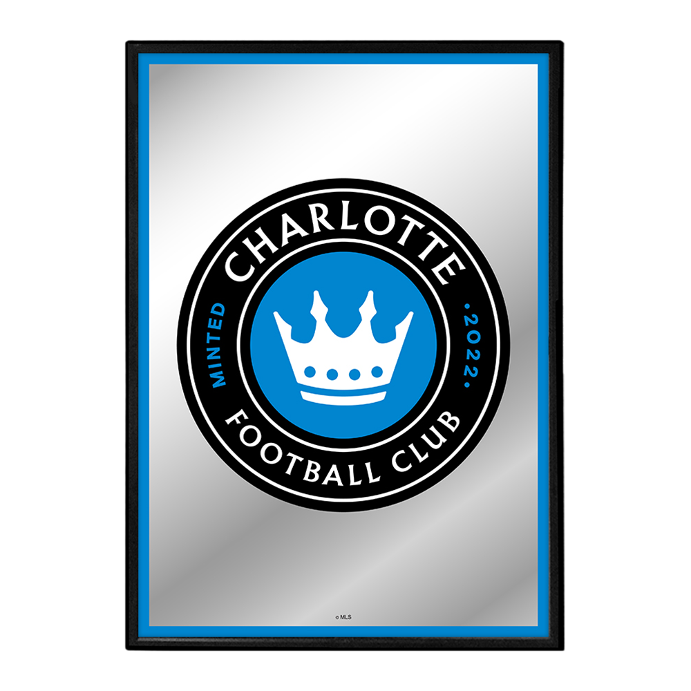 Charlotte FC: Framed Mirrored Wall Sign  