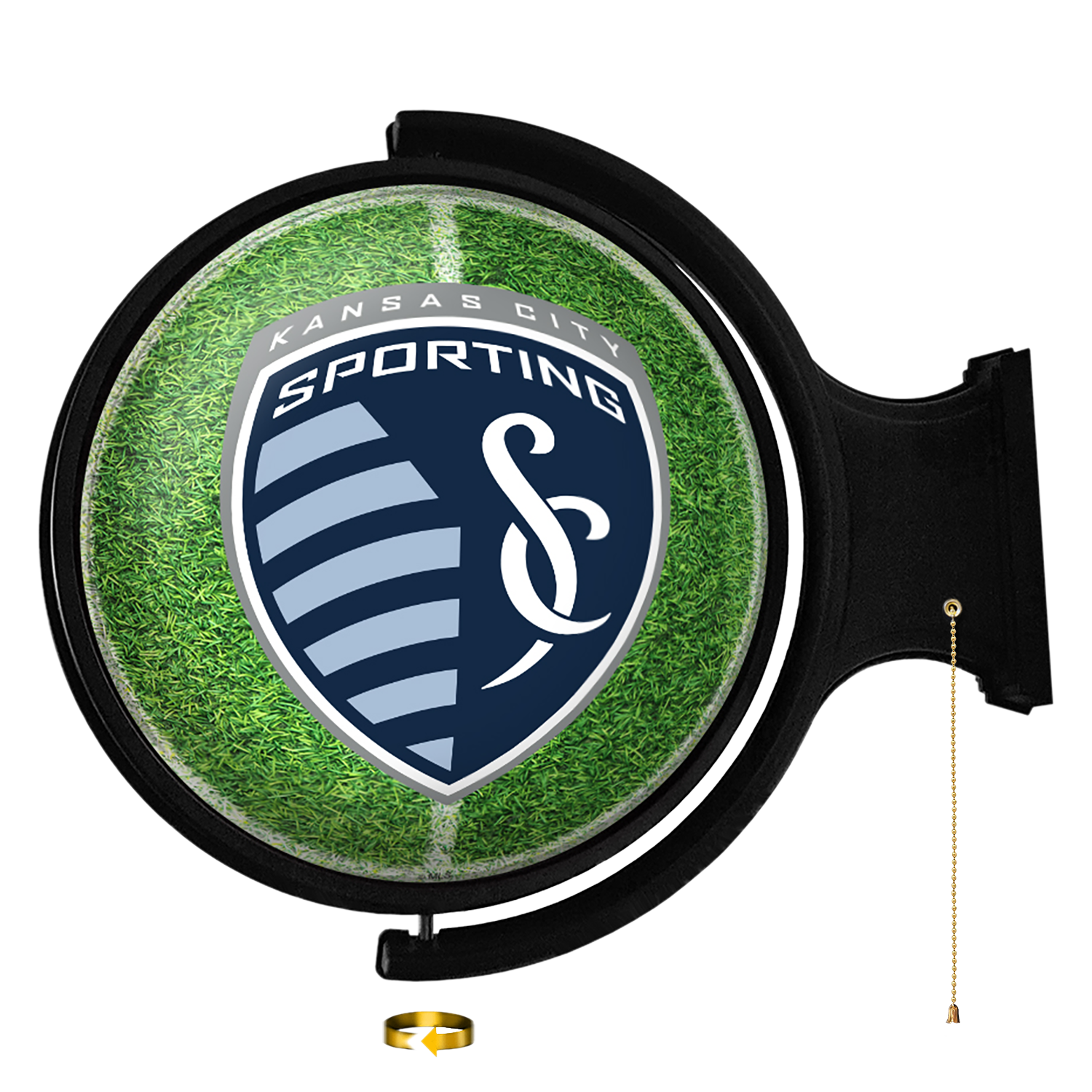 Sporting Kansas City: Pitch - Original Round Rotating Lighted Wall Sign