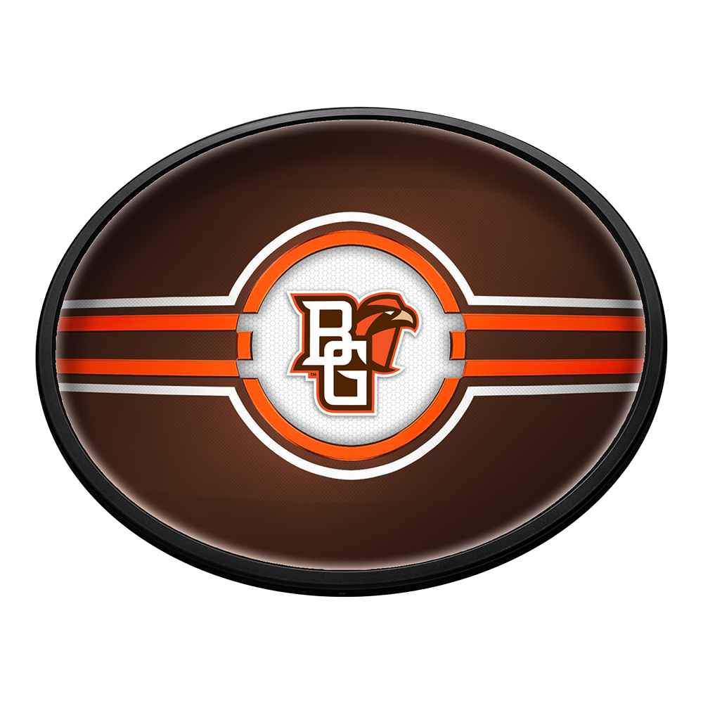Bowling Green Falcons Oval Slimline Lighted Wall Sign