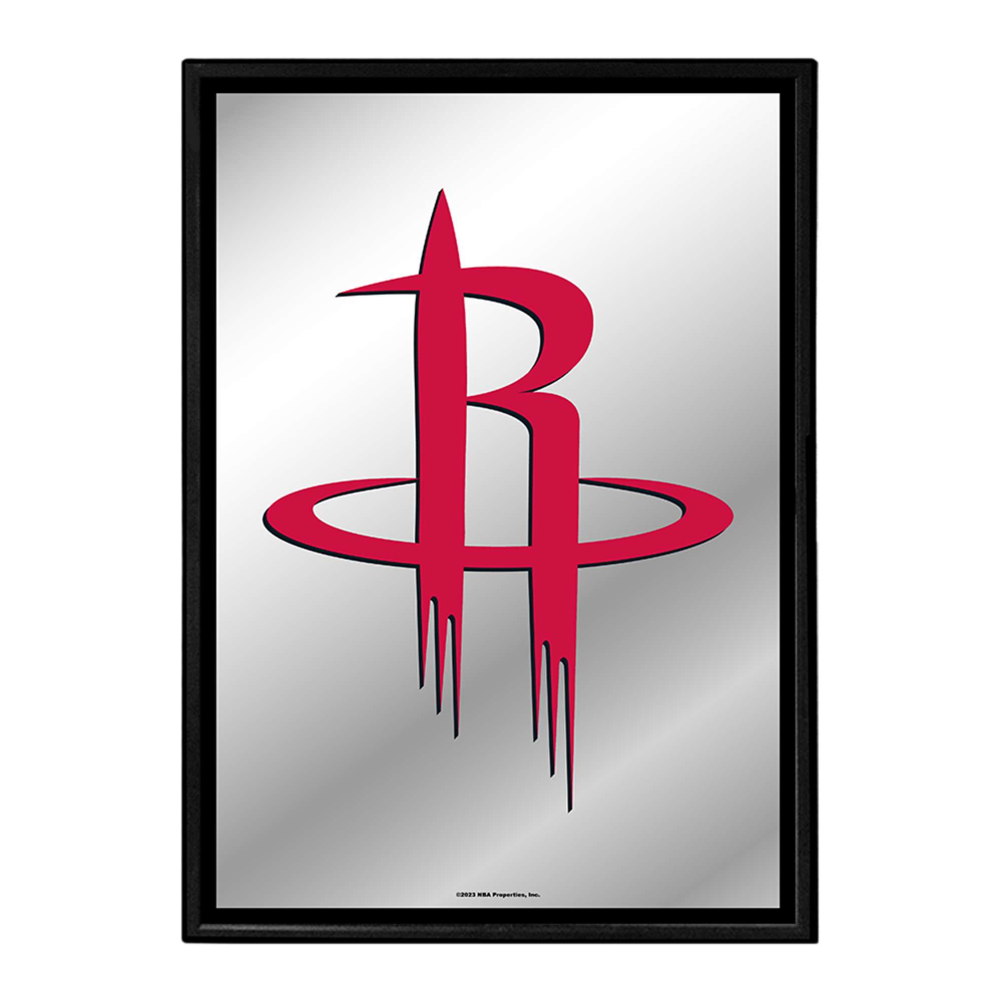 Houston Rockets: Framed Mirrored Wall Sign