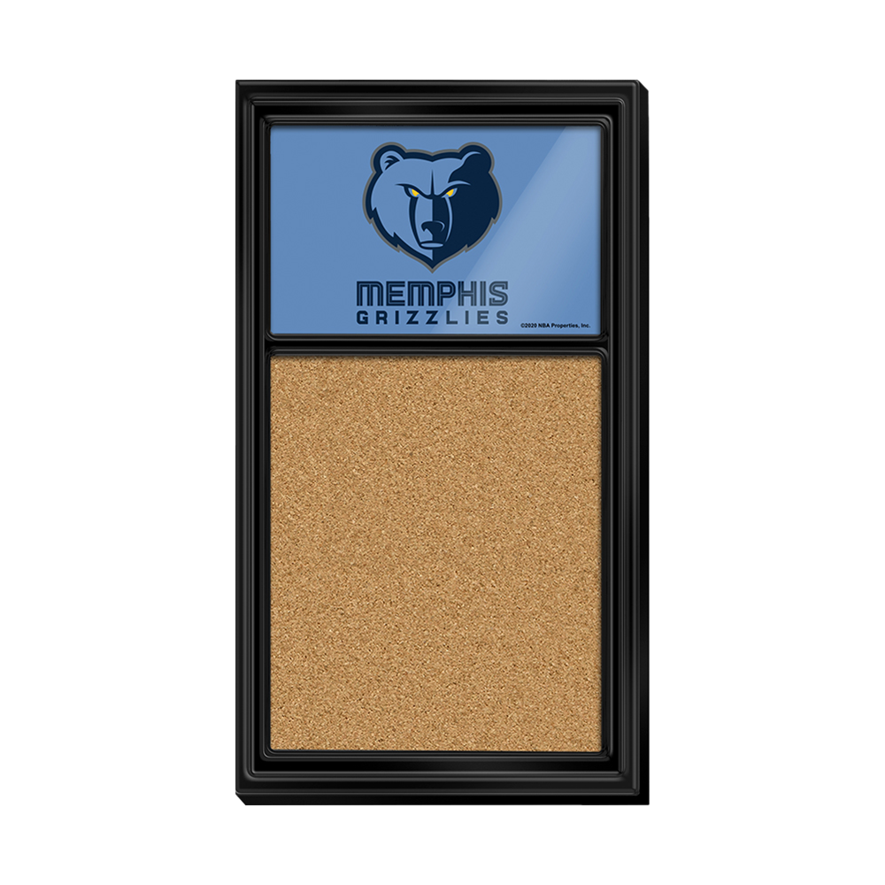 Memphis Grizzlies: Cork Note Board
