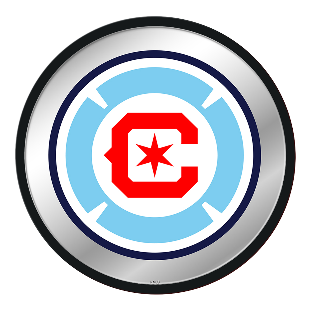 Chicago Fire: Modern Disc Mirrored Wall Sign