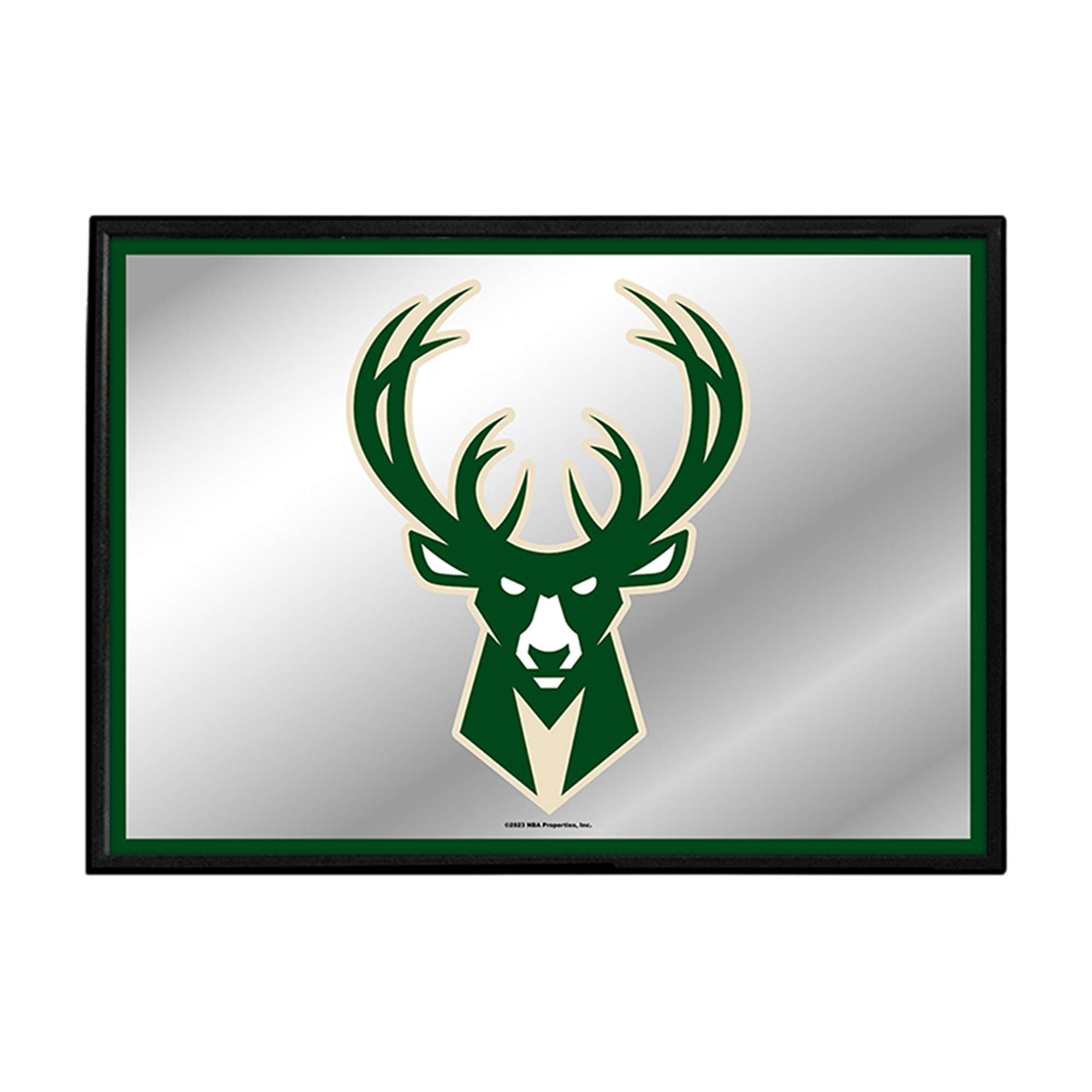 Milwaukee Bucks: Framed Mirrored Wall Sign    