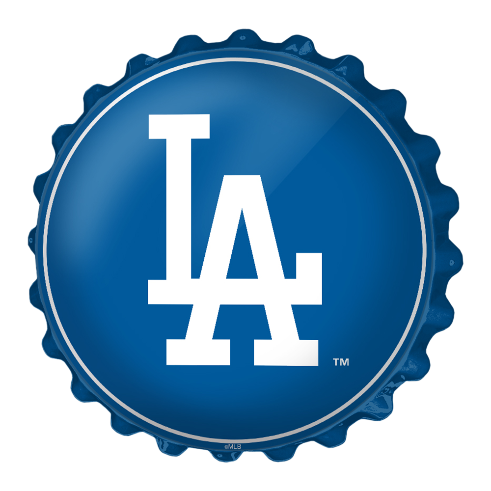 Los Angeles Dodgers Logo - Bottle Cap Wall Sign  