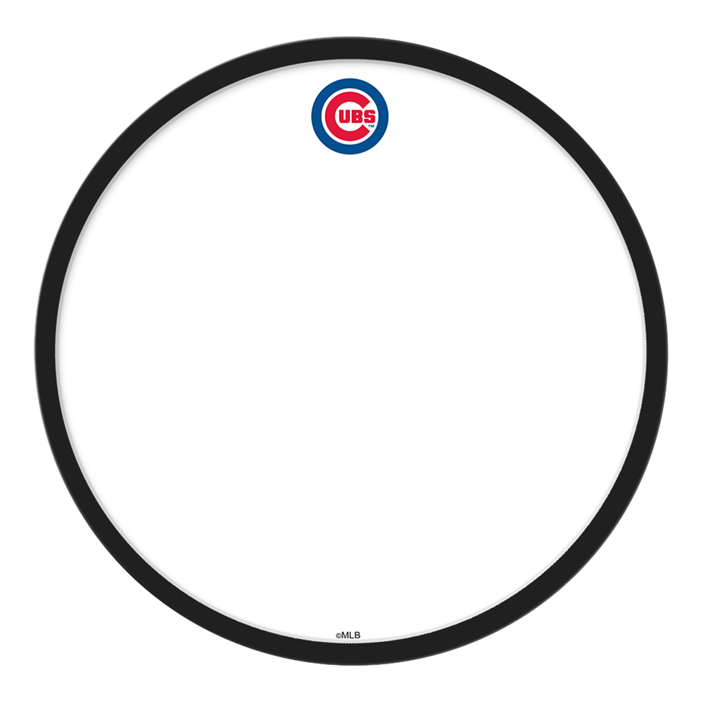 Chicago Cubs Modern Disc Dry Erase Wall Sign  
