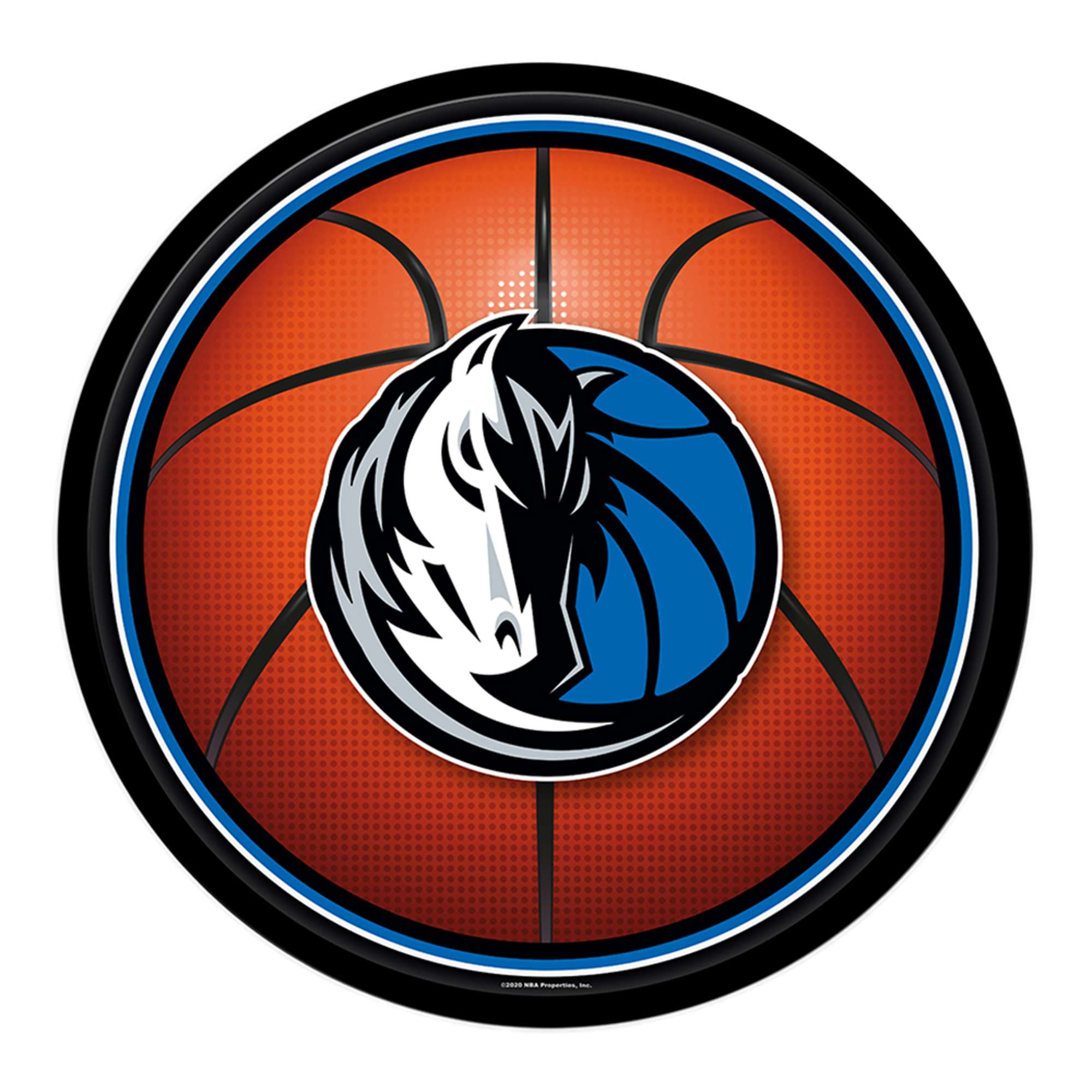 Dallas Mavericks: Basketball - Modern Disc Wall Sign