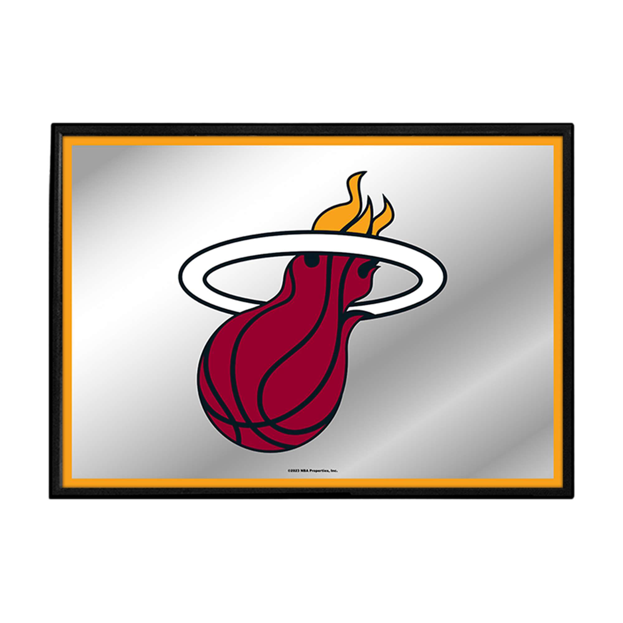 Miami Heat: Framed Mirrored Wall Sign