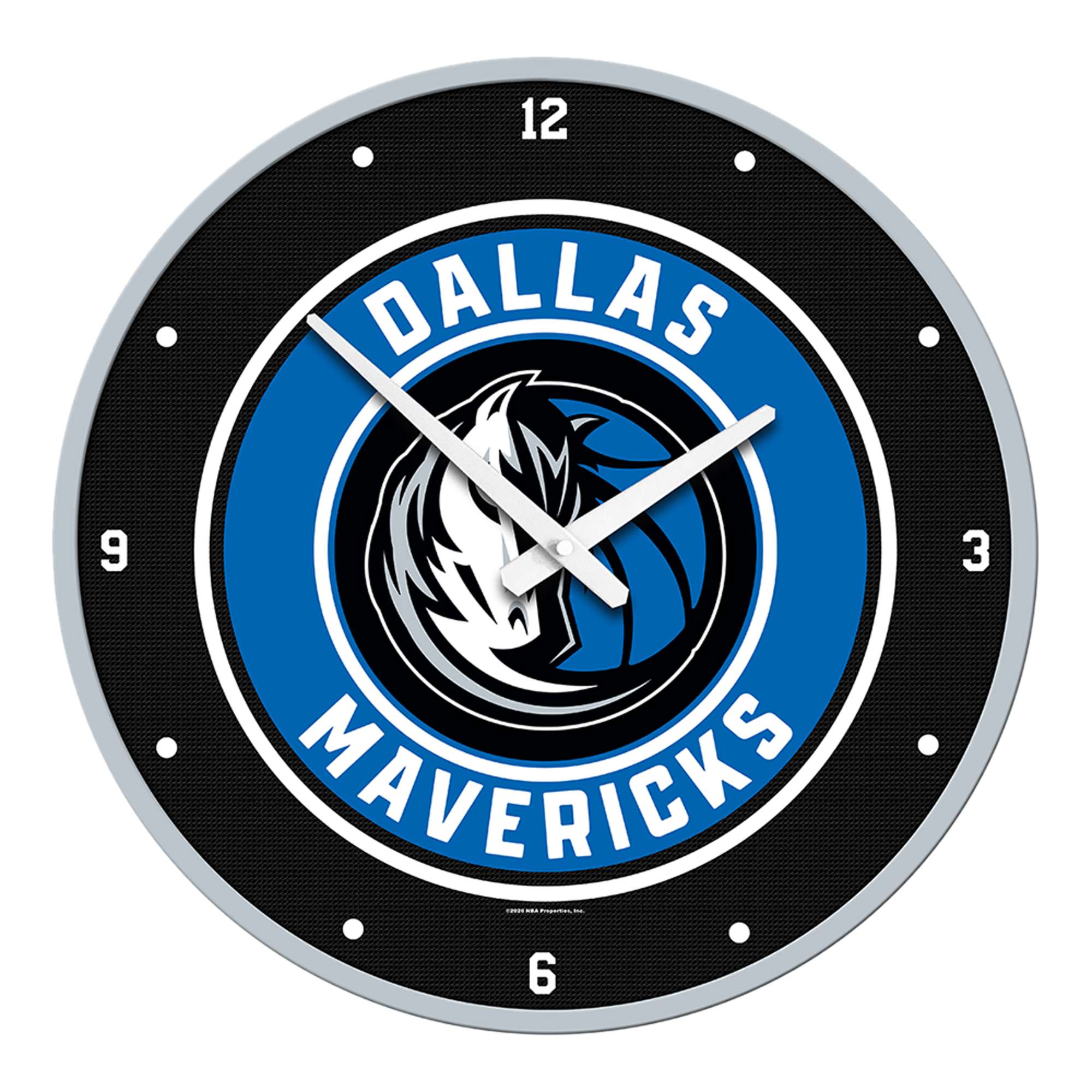Dallas Mavericks: Modern Disc Wall Clock