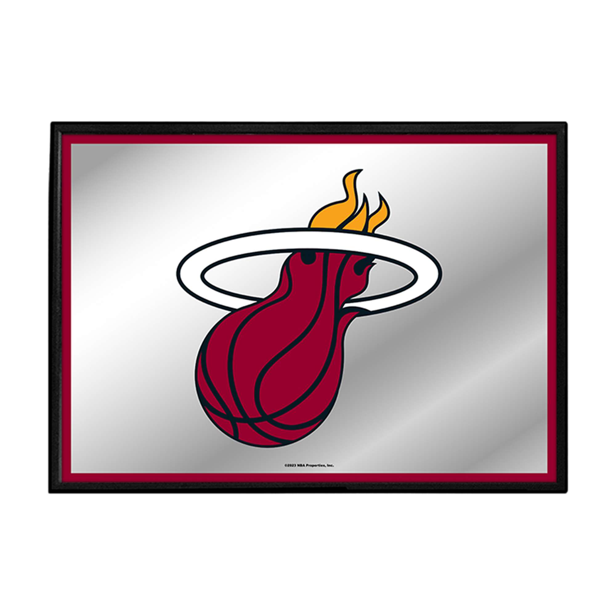 Miami Heat: Framed Mirrored Wall Sign