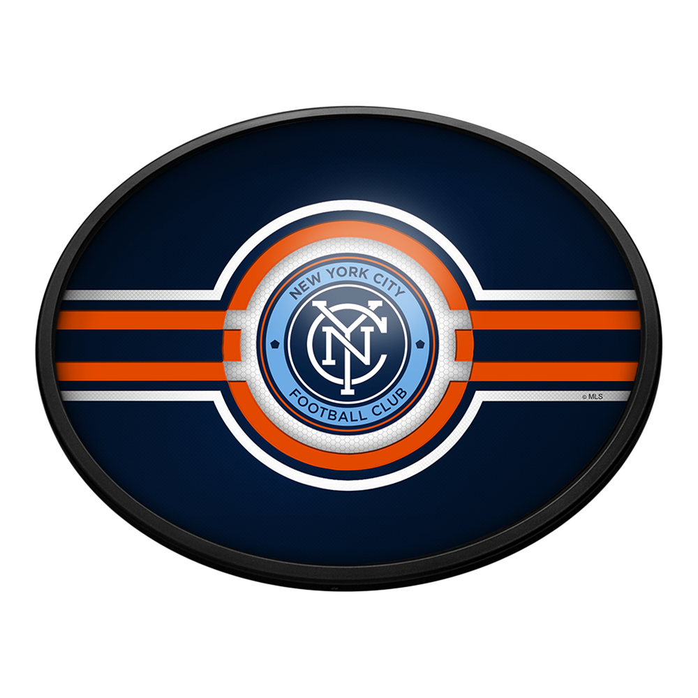 New York City FC: Oval Slimline Lighted Wall Sign