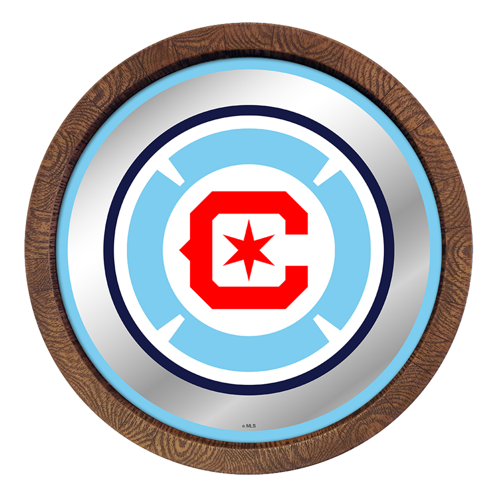 Chicago Fire: Barrel Top Framed Mirror Mirrored Wall Sign