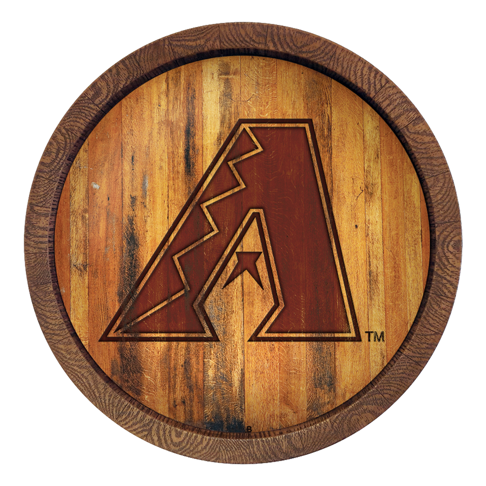 Arizona Diamondbacks Branded "Faux" Barrel Top Sign  