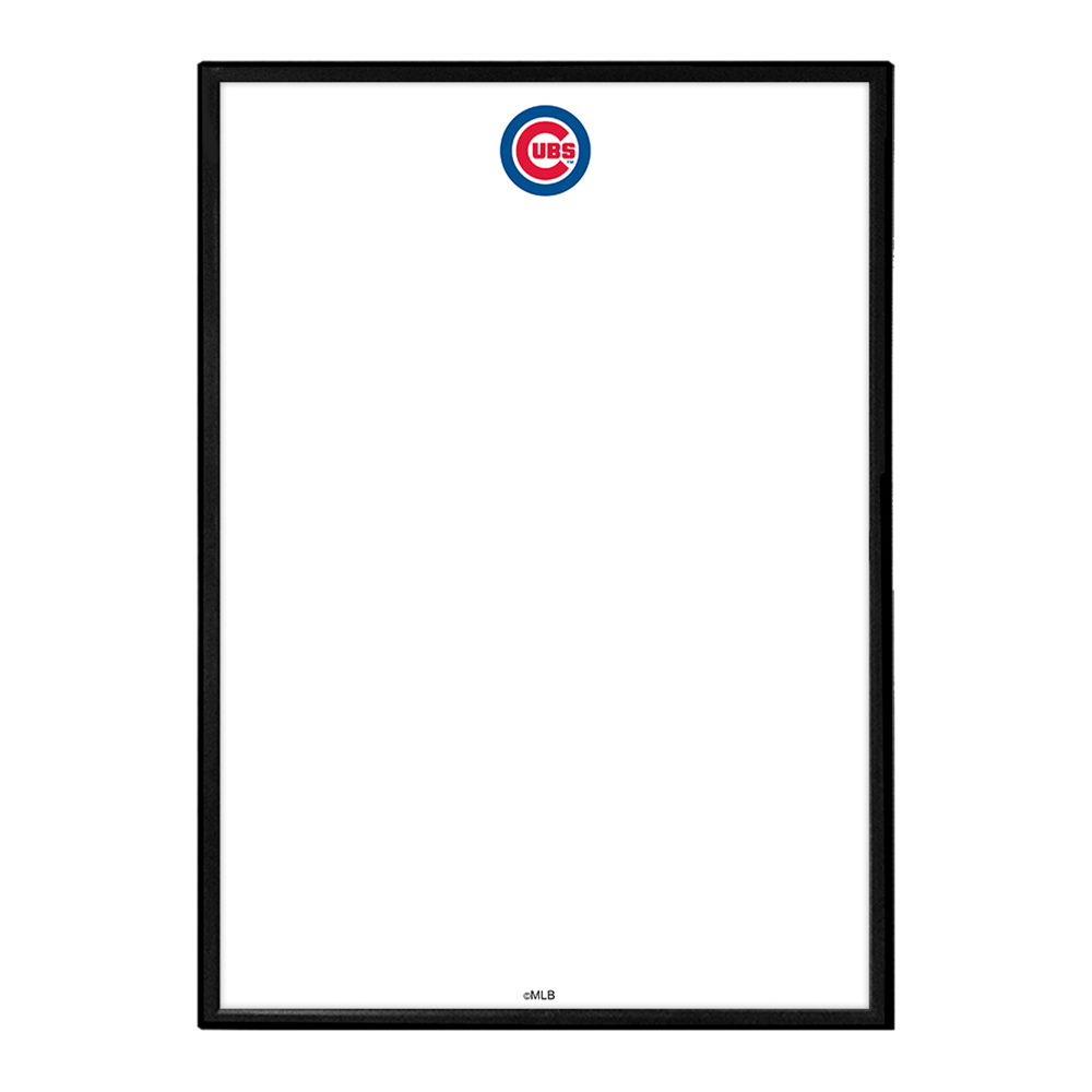 Chicago Cubs Framed Dry Erase Wall Sign  
