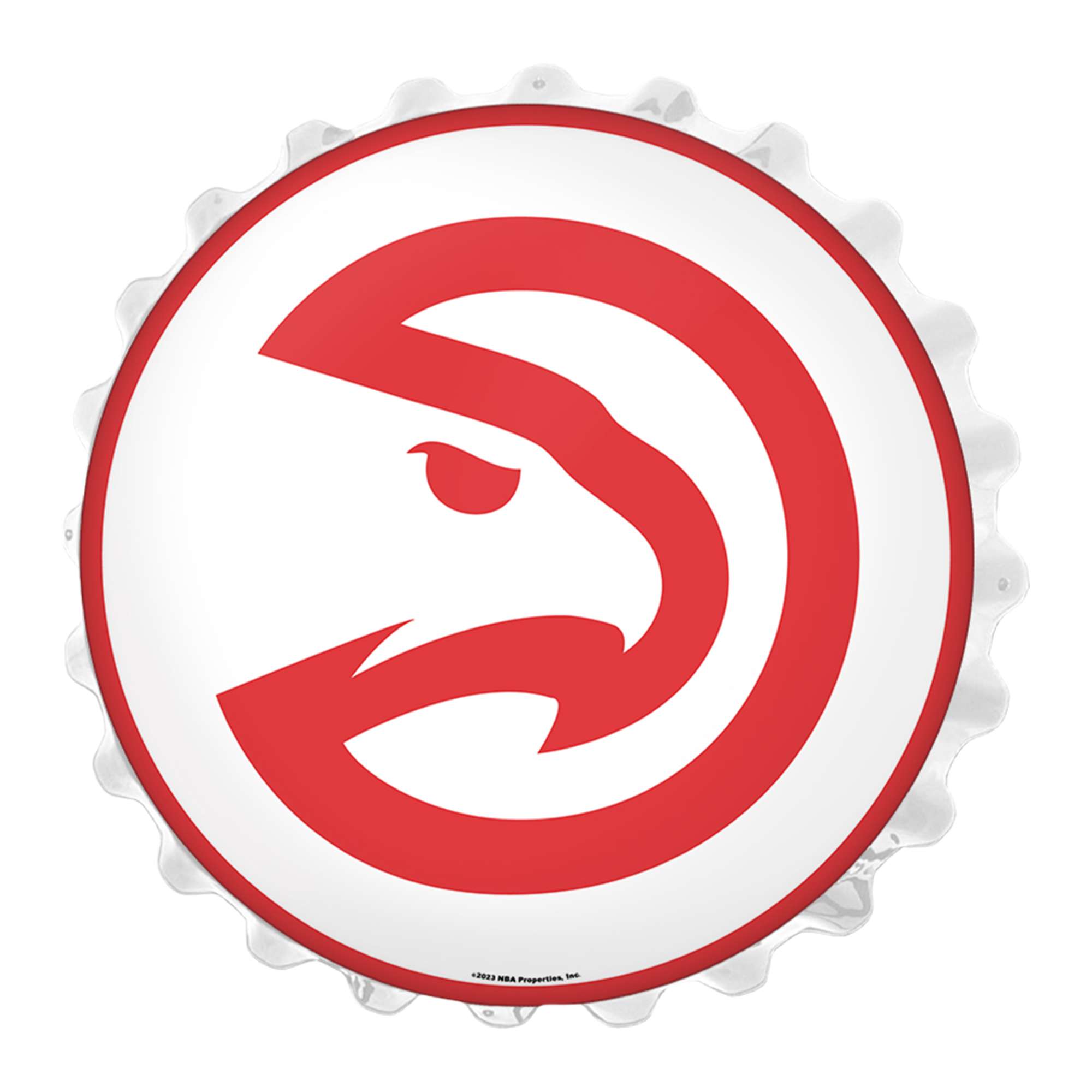 Atlanta Hawks: Bottle Cap Wall Light