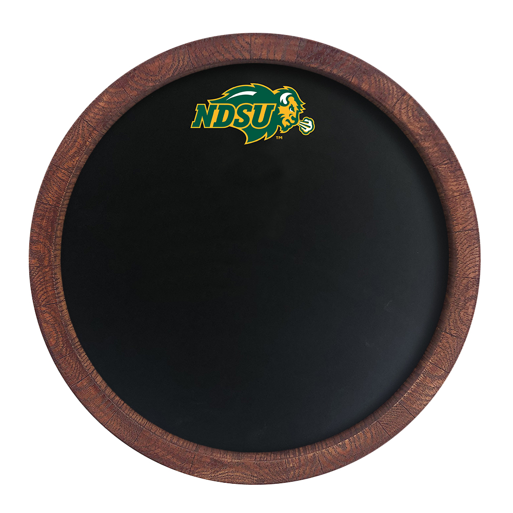 North Dakota State Bison "Faux" Barrel Top Chalkboard  