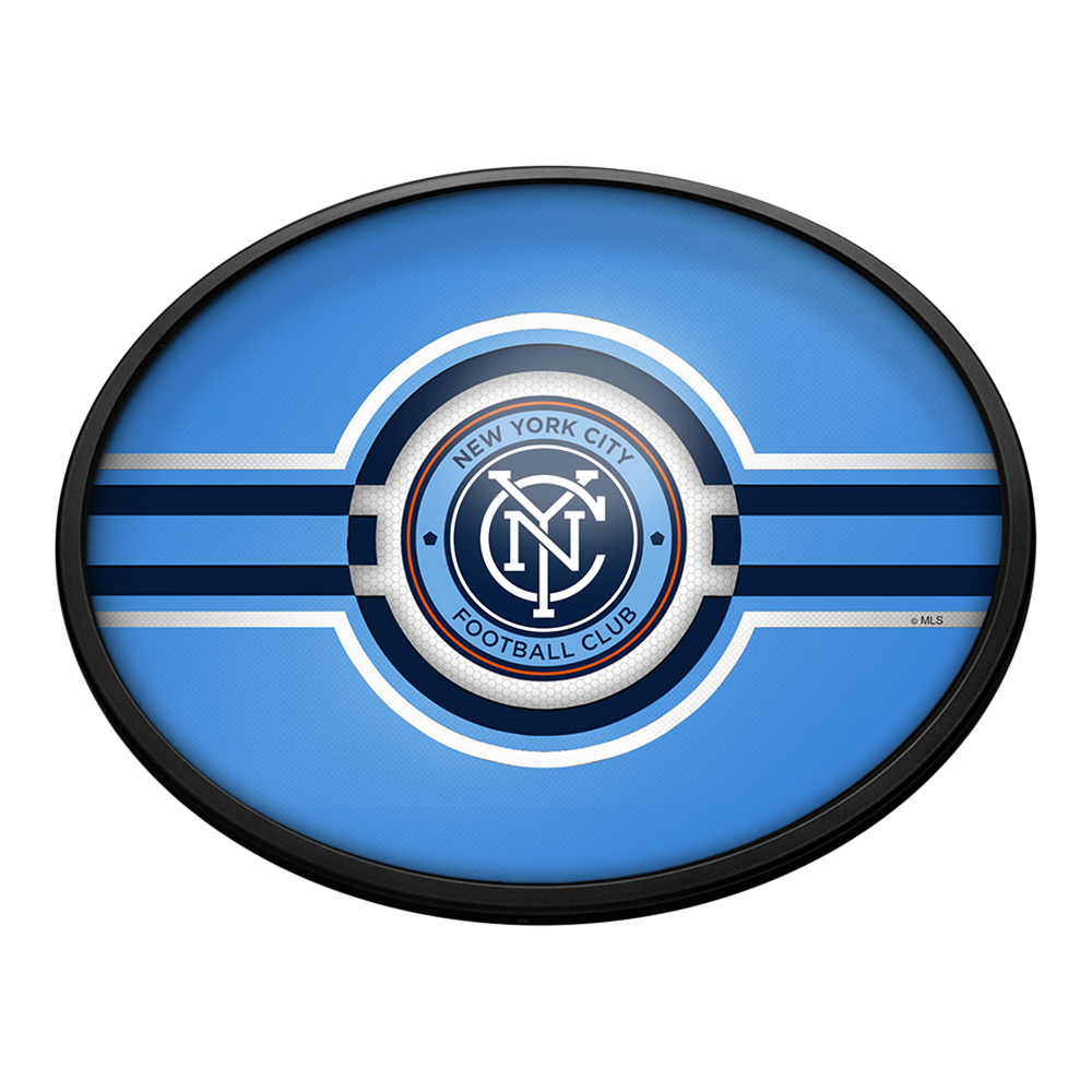 New York City FC: Oval Slimline Lighted Wall Sign