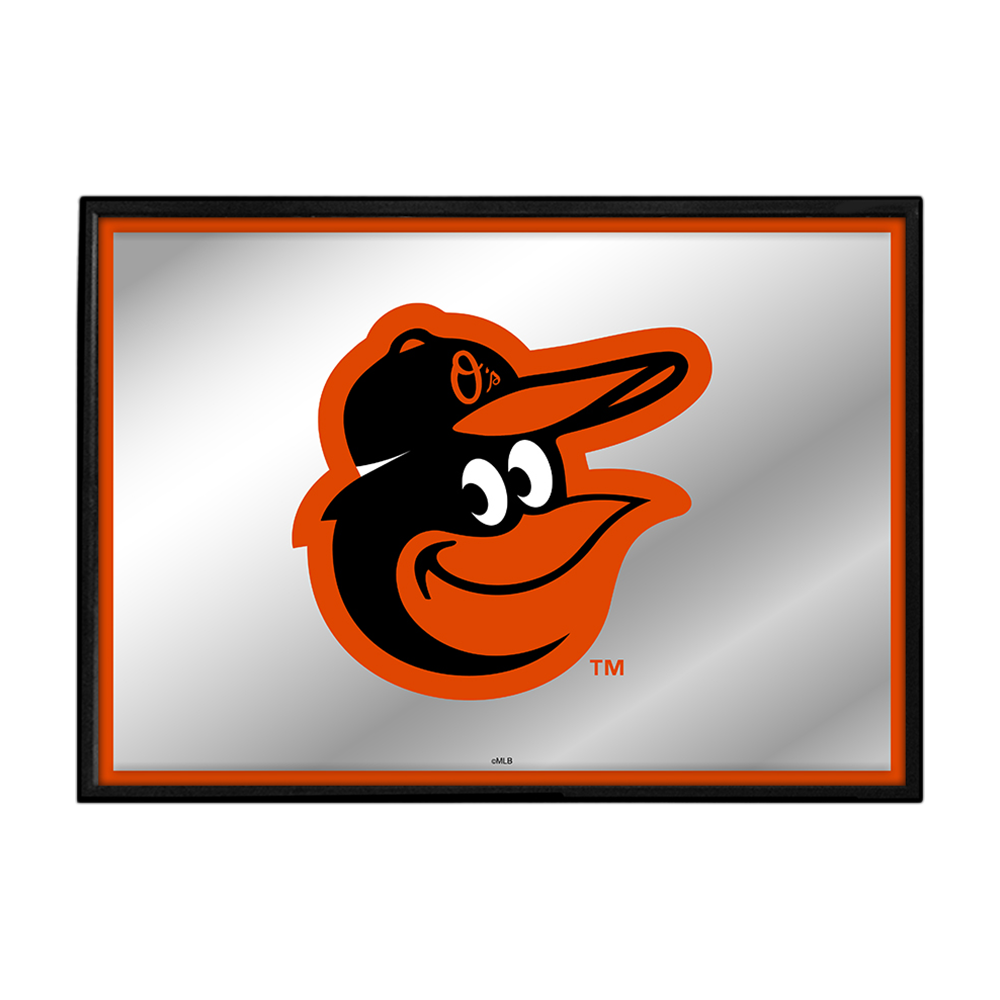 Baltimore Orioles Framed Mirrored Wall Sign  
