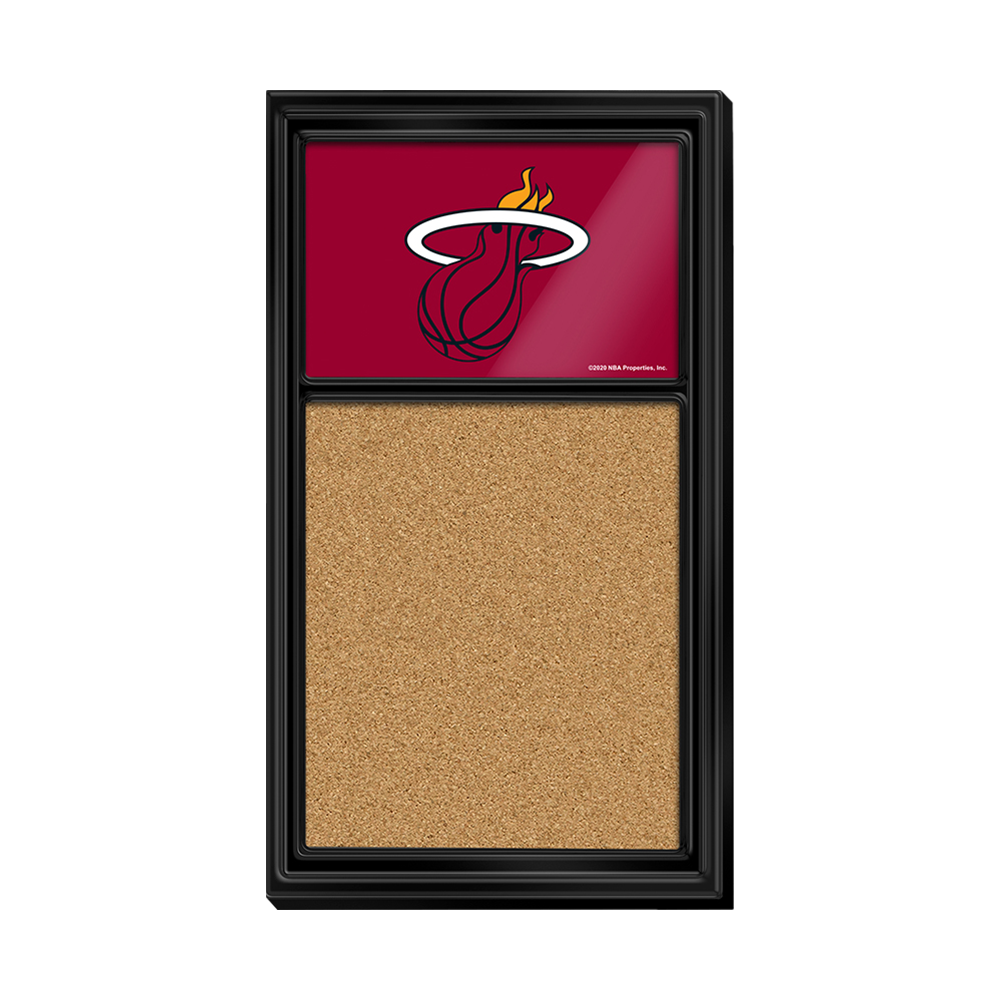 Miami Heat: Cork Note Board