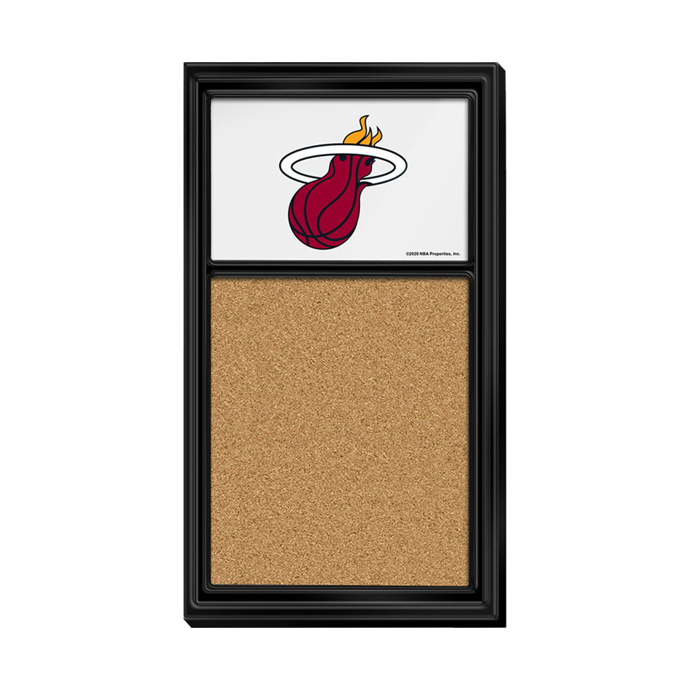 Miami Heat: Cork Note Board