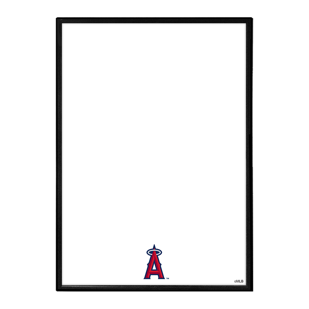 Los Angeles Angels Logo - Framed Dry Erase Wall Sign  