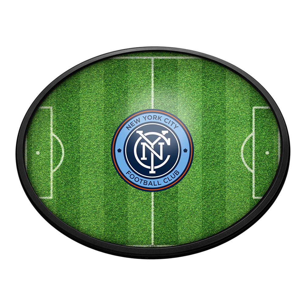 New York City FC: Pitch - Oval Slimline Lighted Wall Sign  