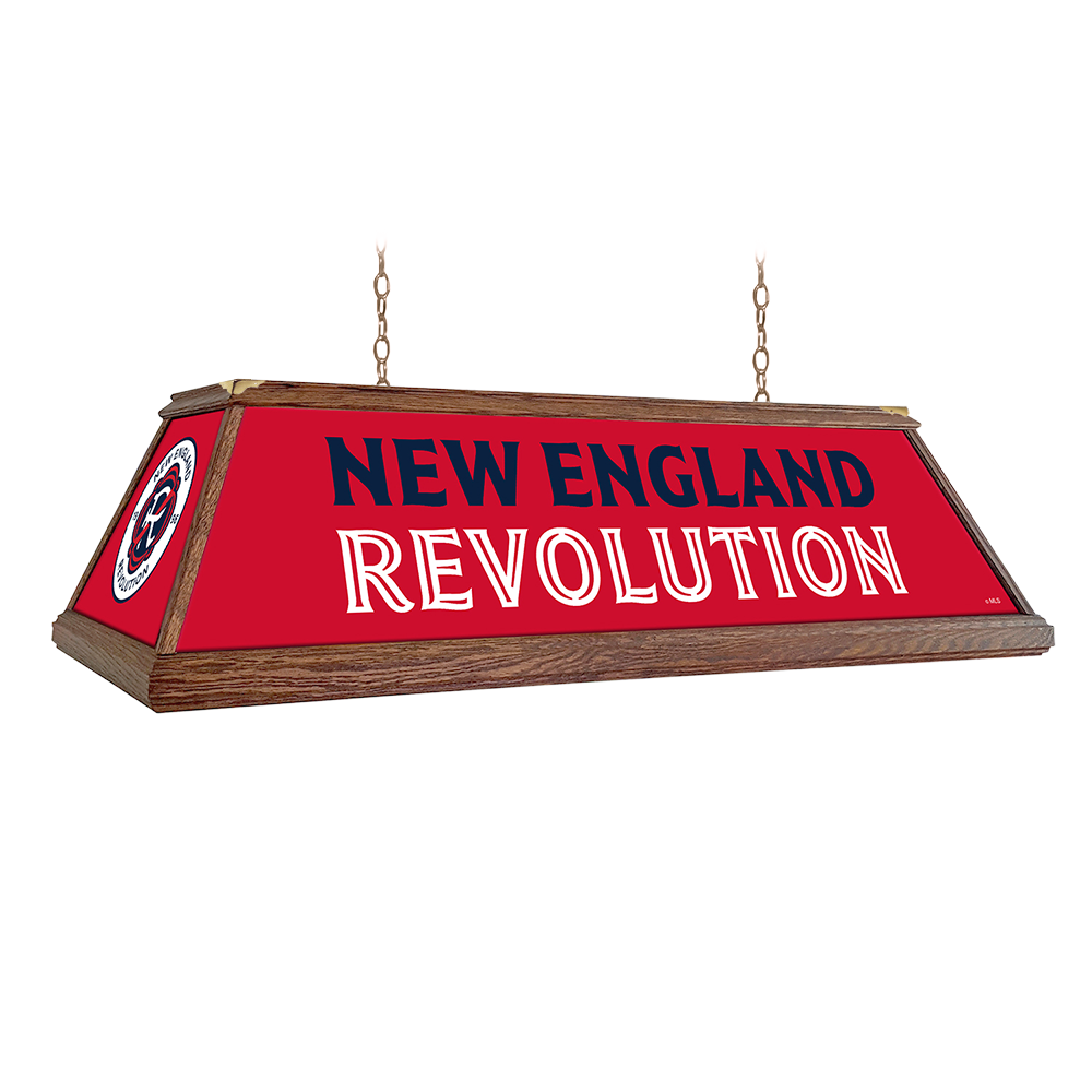 New England Revolution: Premium Wood Pool Table Light