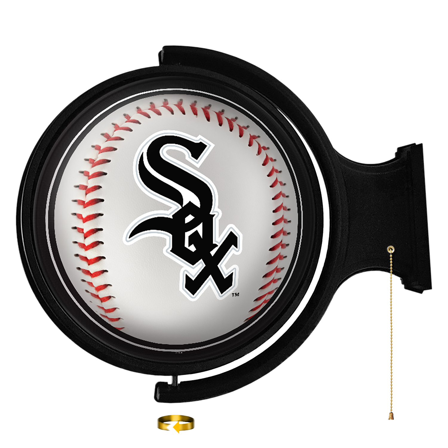 Chicago White Sox Baseball - Original Round Rotating Lighted Wall Sign  
