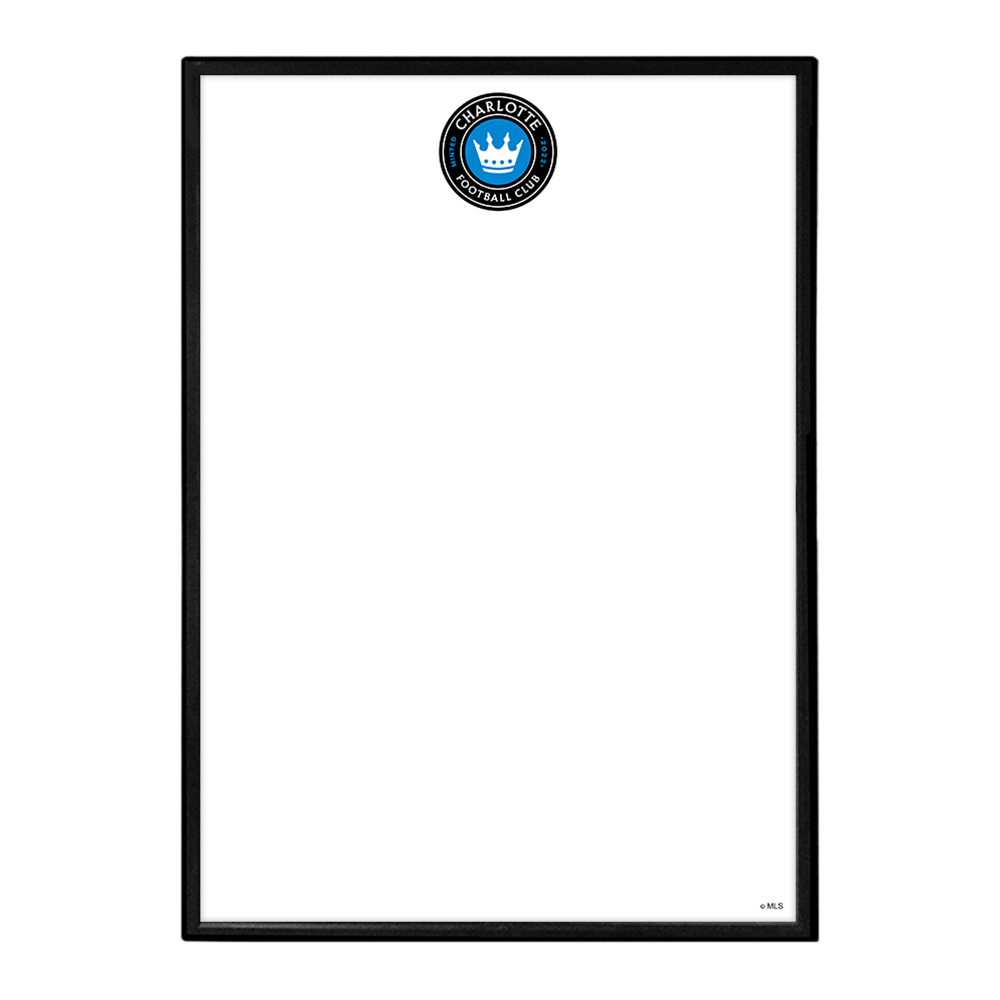 Charlotte FC: Framed Dry Erase Wall Sign  