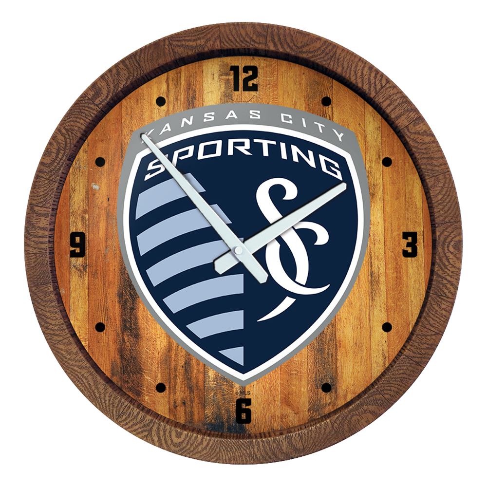 Sporting Kansas City: "Faux" Barrel Top Clock  