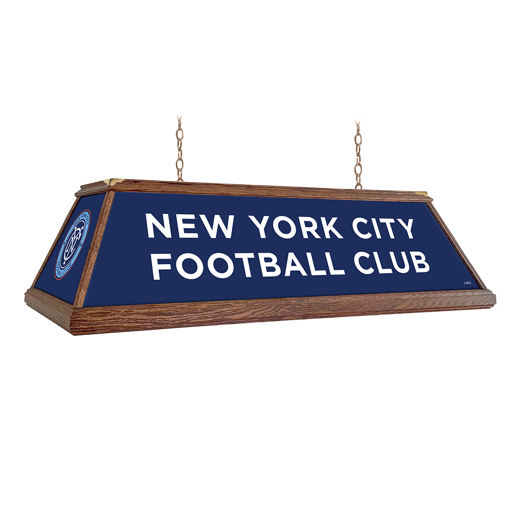 New York City FC: Premium Wood Pool Table Light  