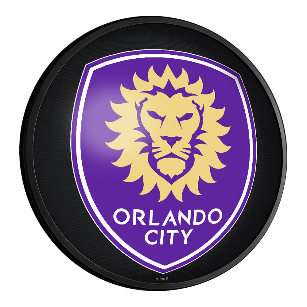 Orlando City: Round Slimline Lighted Wall Sign