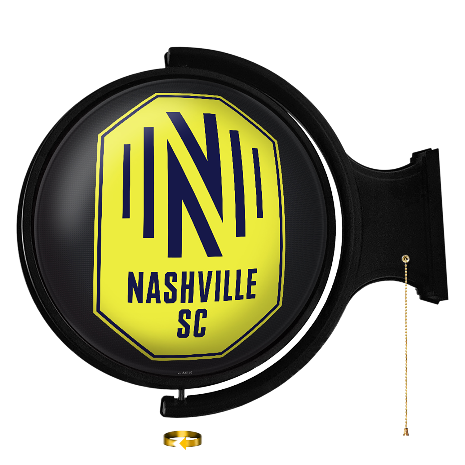 Nashville SC: Original Round Rotating Lighted Wall Sign