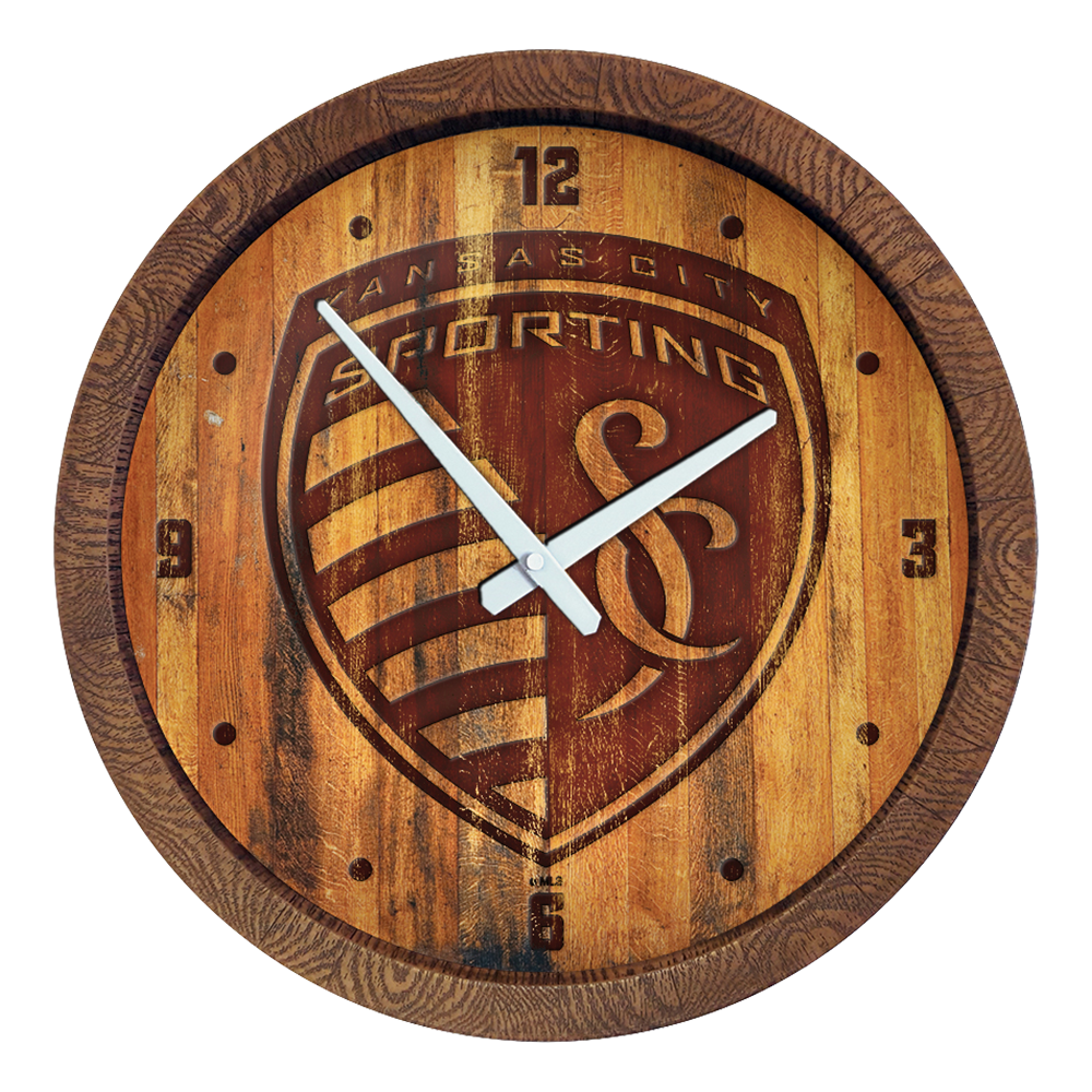Sporting Kansas City: Branded "Faux" Barrel Top Clock  